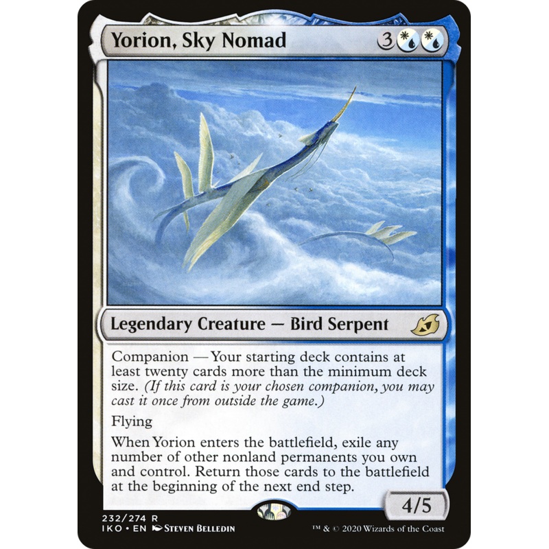 Yorion, Sky Nomad (IKO-232) - Ikoria: Lair of Behemoths: (companion) Foil