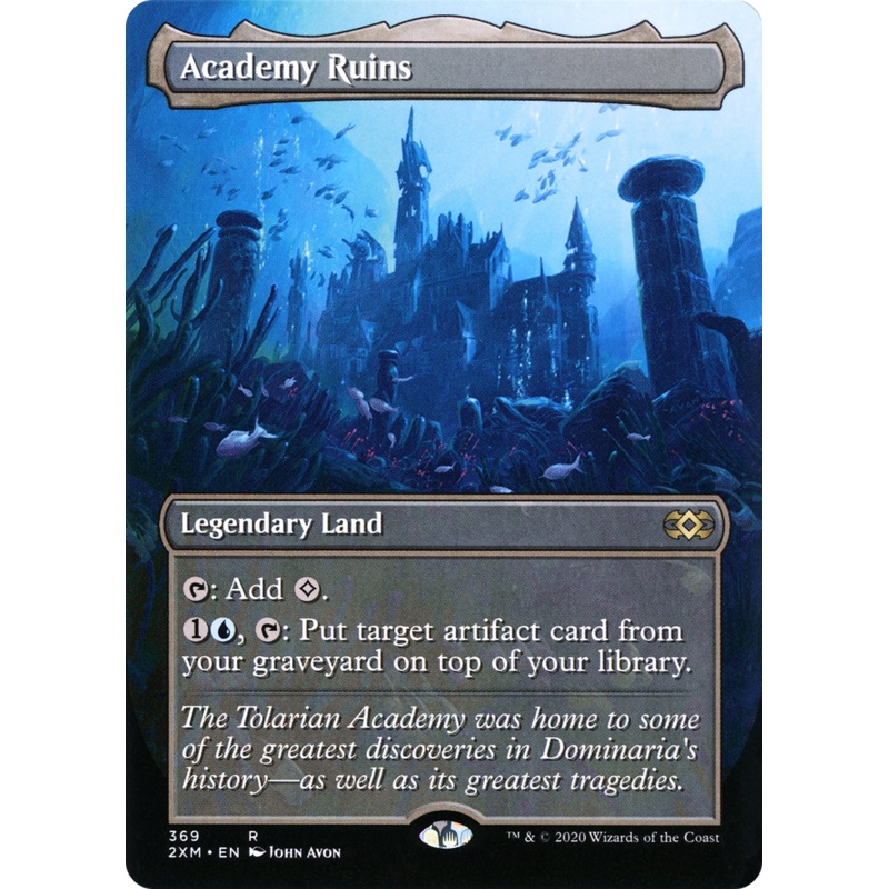 Academy Ruins (2XM-369) - Double Masters (Borderless) Foil