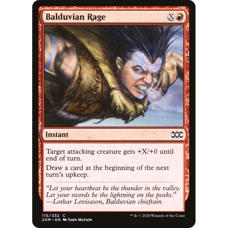 Balduvian Rage (2XM-115) - Double Masters