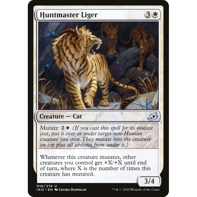Huntmaster Liger (IKO-016) - Ikoria: Lair of Behemoths