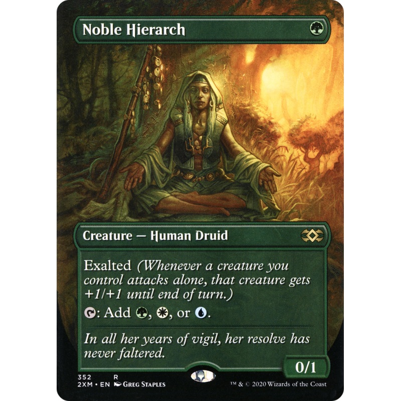 Noble Hierarch (2XM-352) - Double Masters (Borderless) Foil