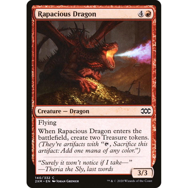 Rapacious Dragon (2XM-140) - Double Masters