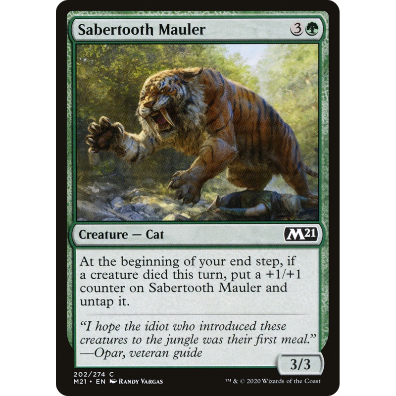Sabertooth Mauler (M21-202) - Core Set 2021