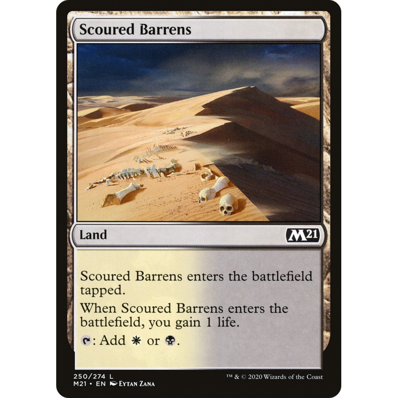 Scoured Barrens (M21-250) - Core Set 2021