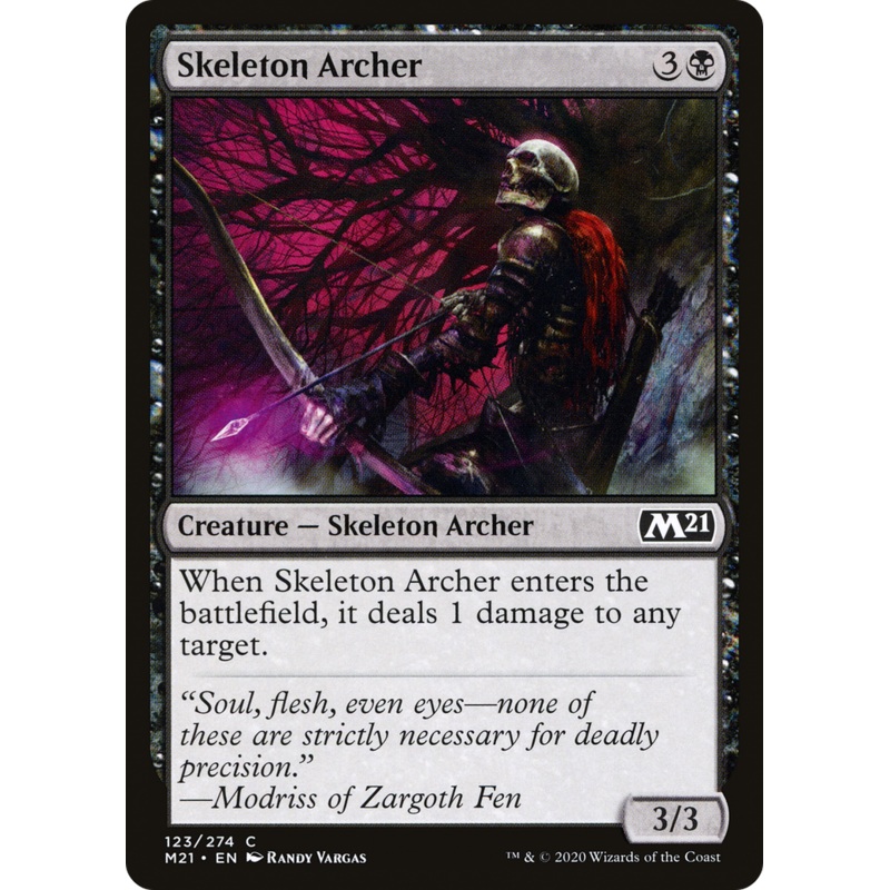 Skeleton Archer (M21-123) - Core Set 2021