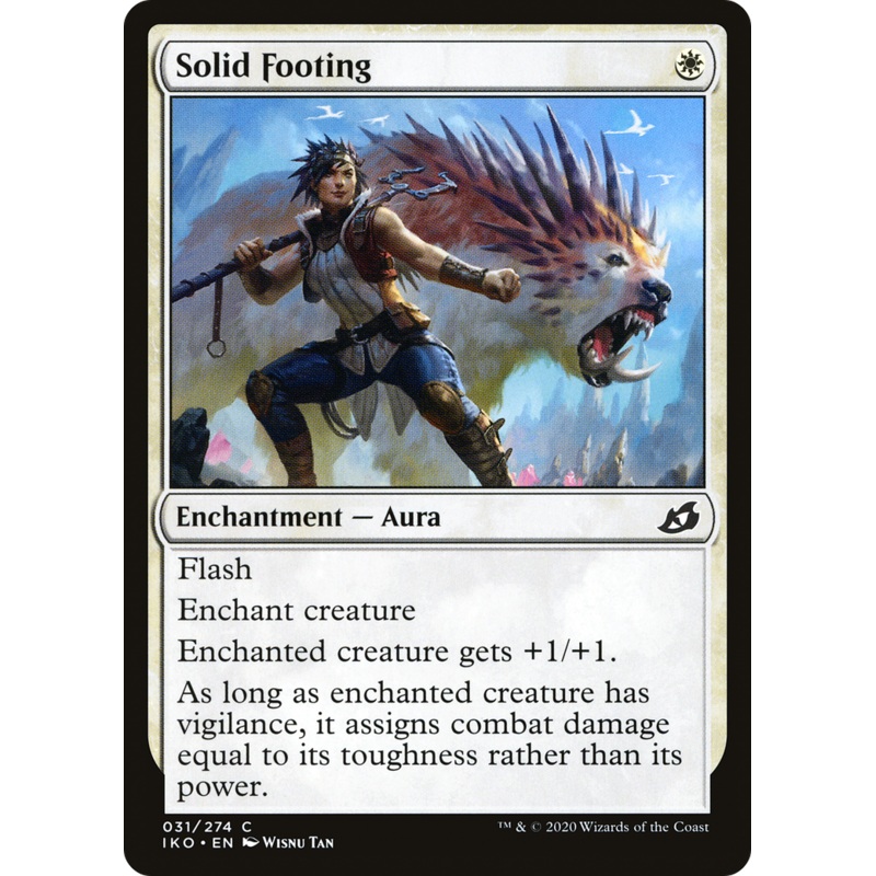 Solid Footing (IKO-031) - Ikoria: Lair of Behemoths Foil