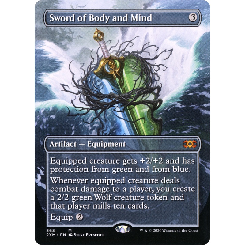 Sword of Body and Mind (2XM-363) - Double Masters (Borderless) Foil