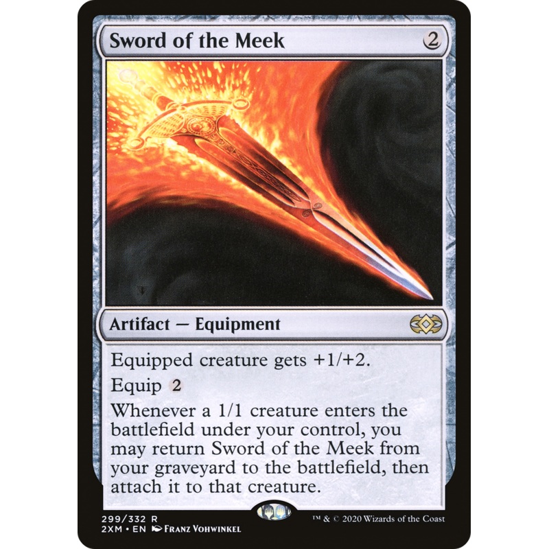 Sword of the Meek (2XM-299) - Double Masters Foil