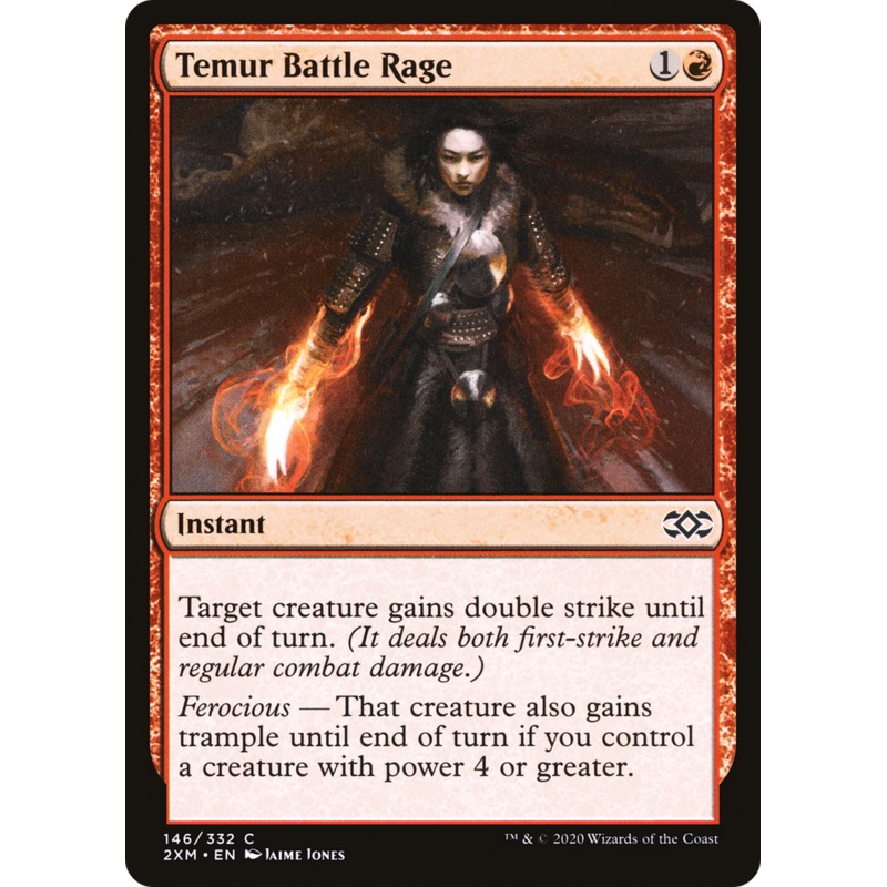 Temur Battle Rage (2XM-146) - Double Masters Foil