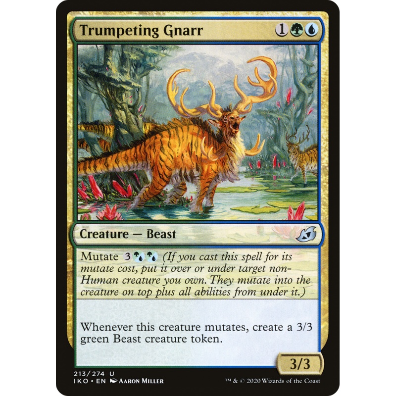 Trumpeting Gnarr (IKO-213) - Ikoria: Lair of Behemoths