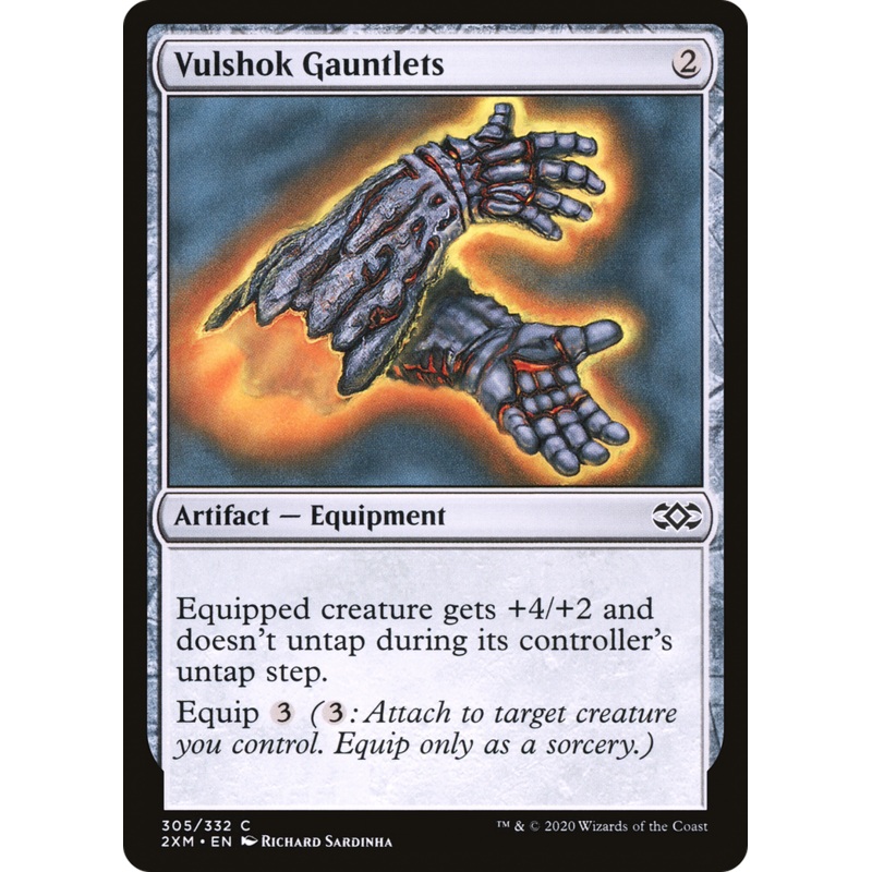 Vulshok Gauntlets (2XM-305) - Double Masters Foil