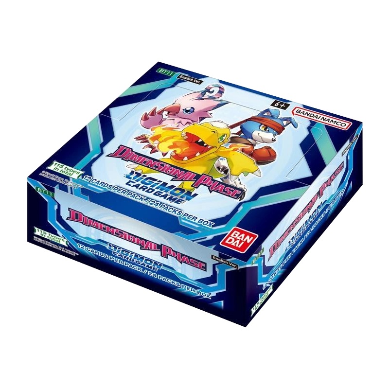Digimon Card Game Dimensional Phase BT11 Booster Box (24 packs)