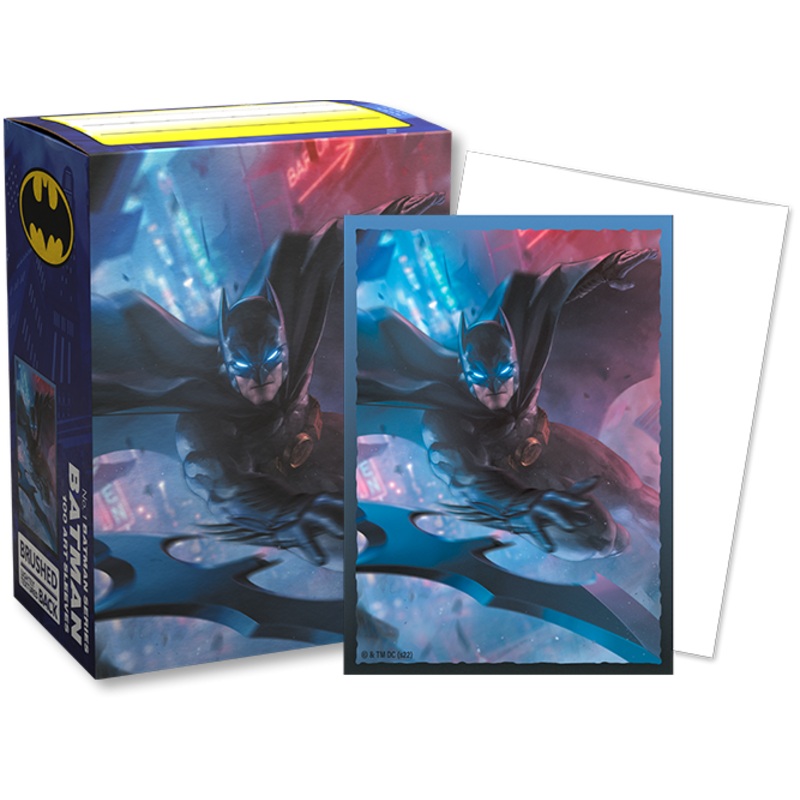 Dragon Shield Standard Size Brushed Art Sleeves - Batman (100 Sleeves)