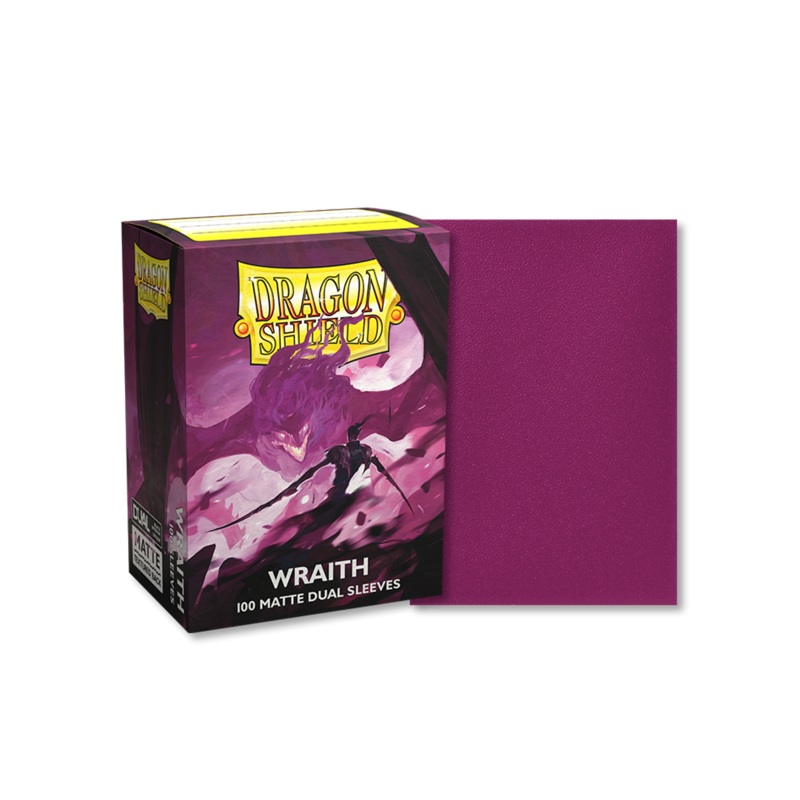 Dragon Shield: Standard Size Matte Dual Sleeves - Wraith (100pcs)