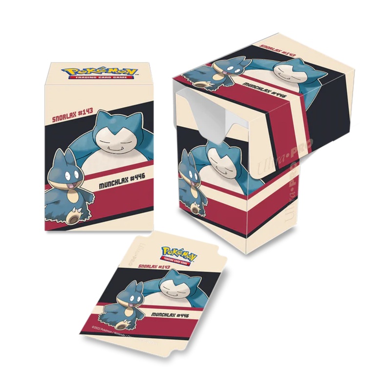 Ultra Pro Pokemon TCG Full View Deck Box Snorlax and Munchlax