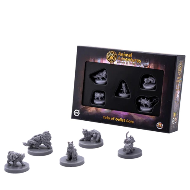 Animal Adventures RPG Cats of Gullet Cove Miniatures