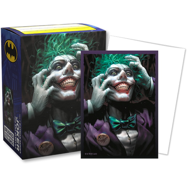 Dragon Shield Standard size Brushed Art Sleeves - Joker (100 Sleeves)