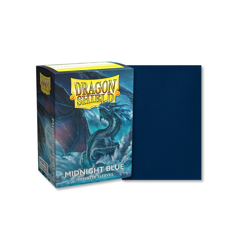 Dragon Shield: Standard Size Matte Sleeves - Midnight Blue (100pcs)