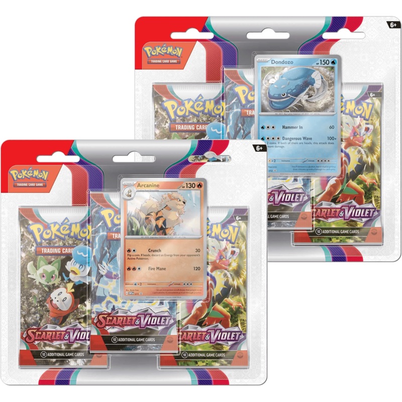 Pokemon TCG Scarlet & Violet (SV1) 3-Pack Blister