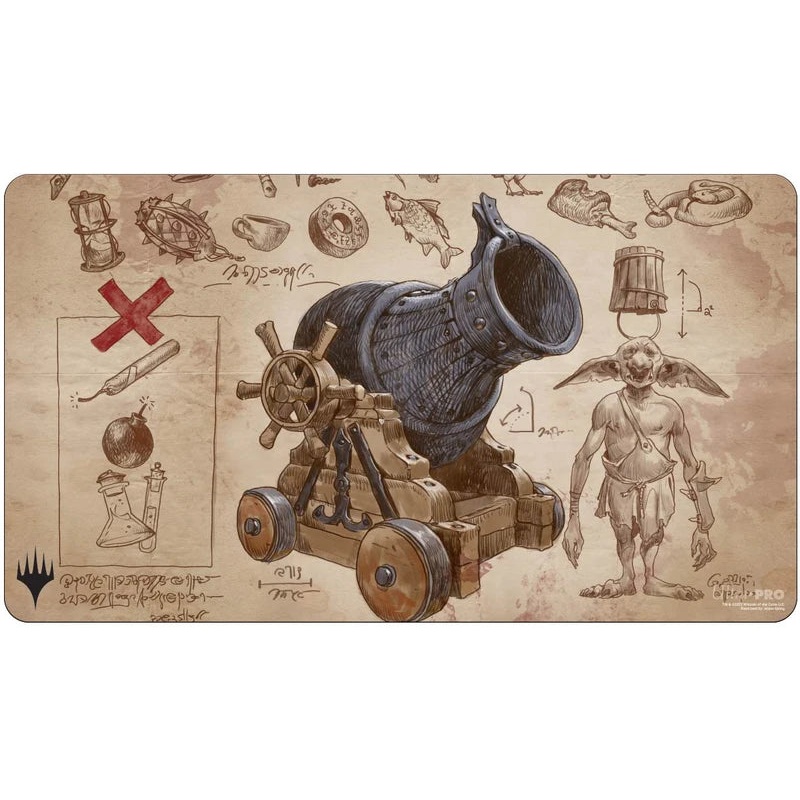 Ultra Pro Magic Brothers War Schematic Goblin Charbelcher Playmat