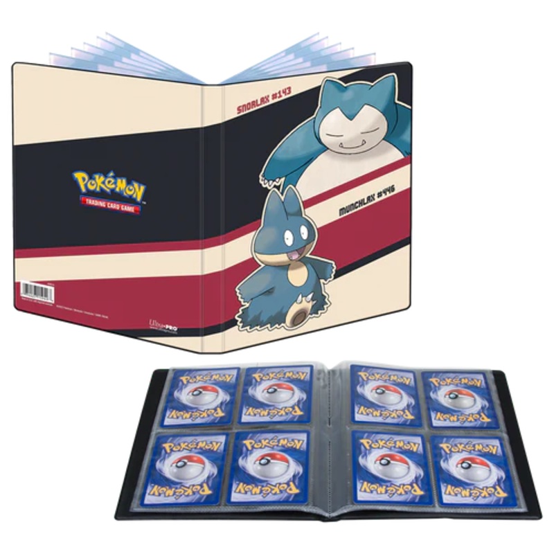 Ultra Pro Pokemon TCG 4-Pocket Portfolio Snorlax & Munchlax