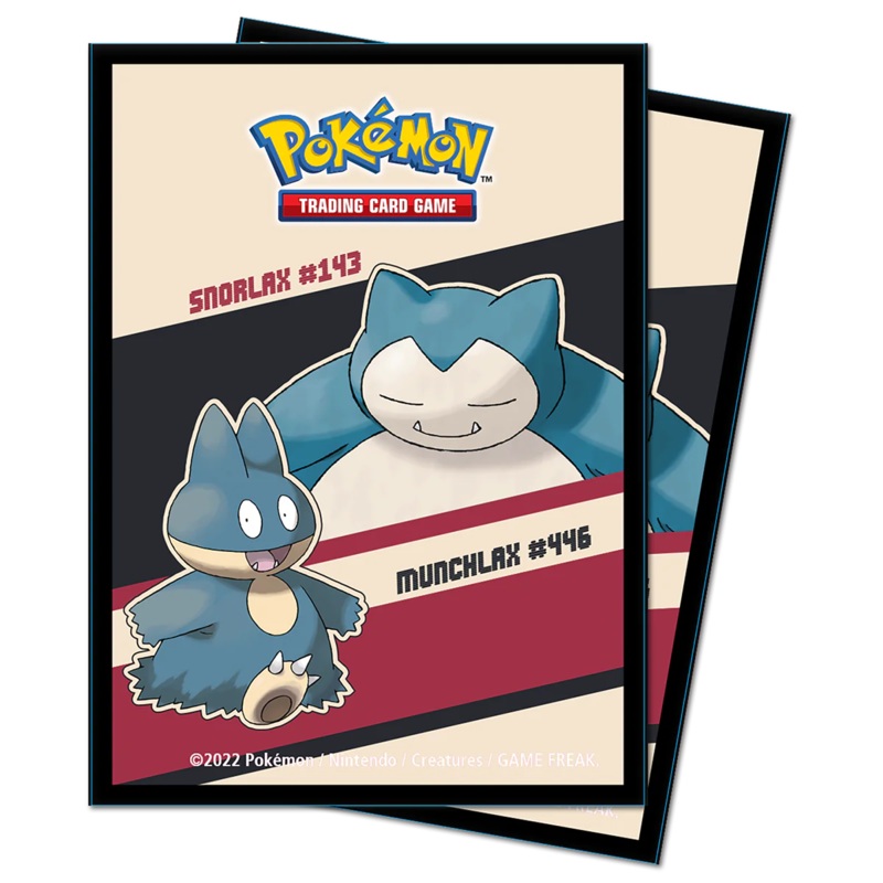 Ultra Pro Pokemon TCG Standard Size Snorlax & Munchlax Sleeves