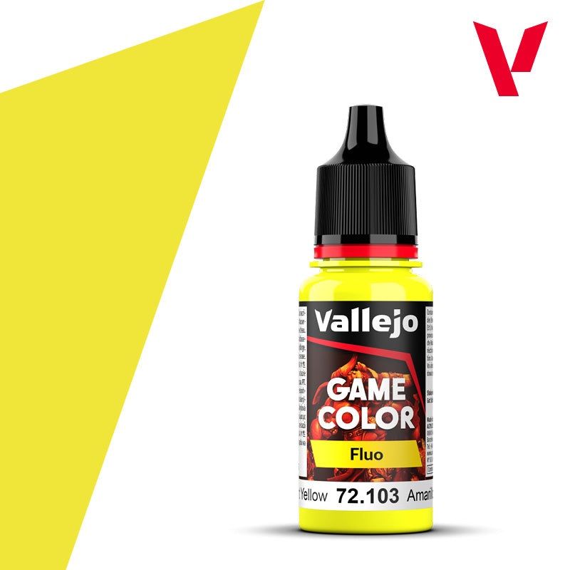 Vallejo Game Color Fluo - Fluorescent Yellow