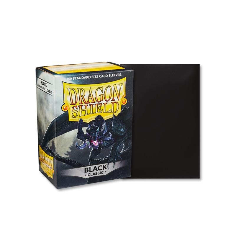 Dragon Shield Classic Standard Size Sleeves Black (100pcs)