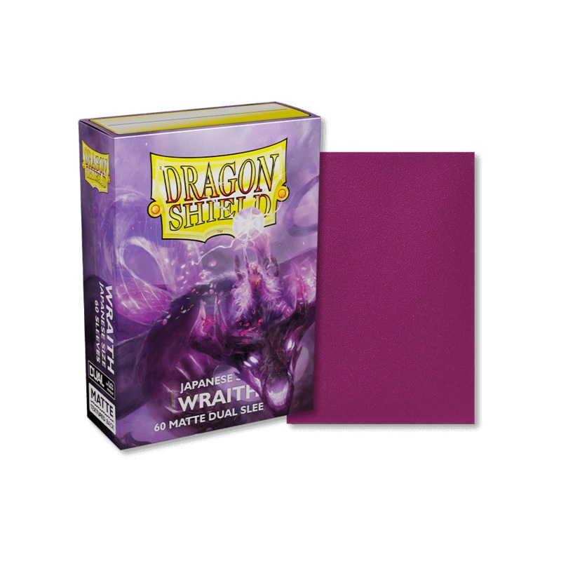 Dragon Shield: Japanese Size Matte Dual Sleeves - Wraith (60pcs)