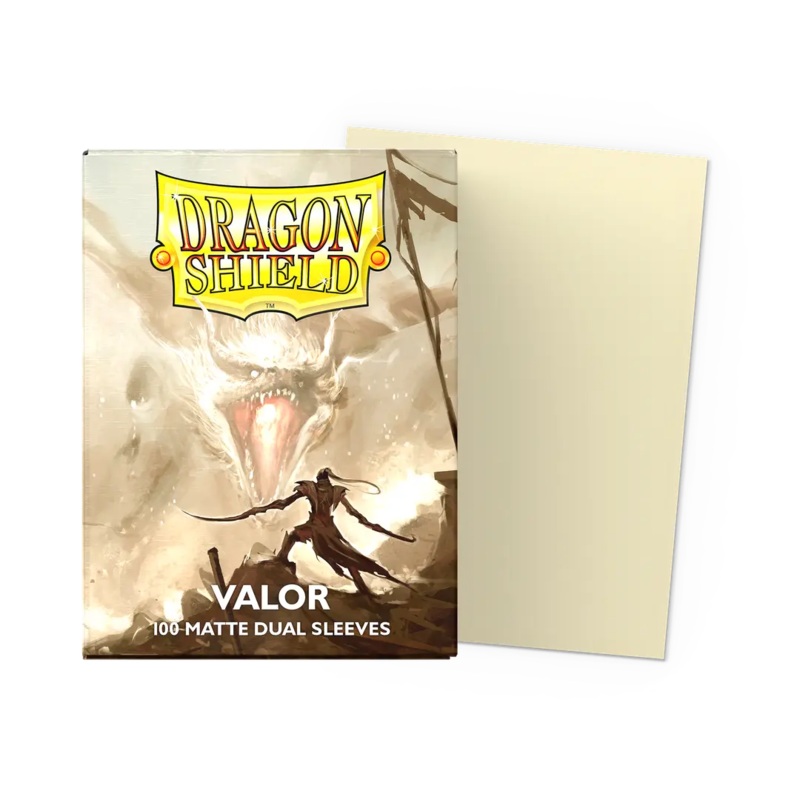 Dragon Shield: Standard Size Matte Dual Sleeves - Valor (100pcs)