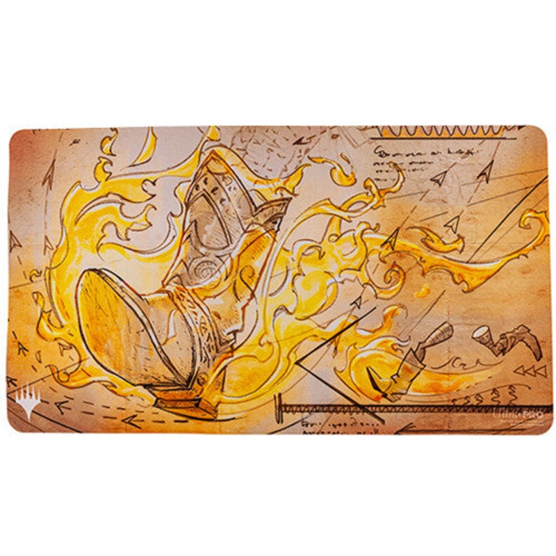 Ultra Pro Magic Brothers War Schematic Swiftfoot Boots Playmat