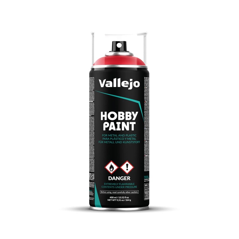Vallejo Hobby Paint Spray Can - Bloody Red