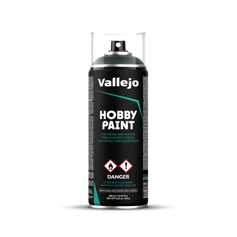 Vallejo Hobby Paint Spray Can - Dark Green
