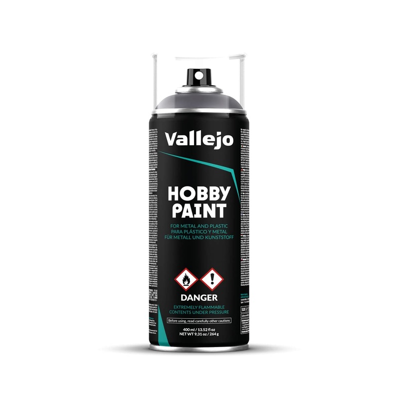 Vallejo Hobby Paint Spray Can - Gunmetal