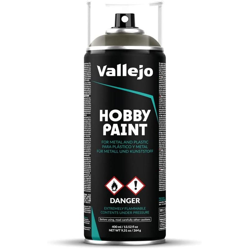 Vallejo Hobby Paint Spray Can - Russian Green 4BO