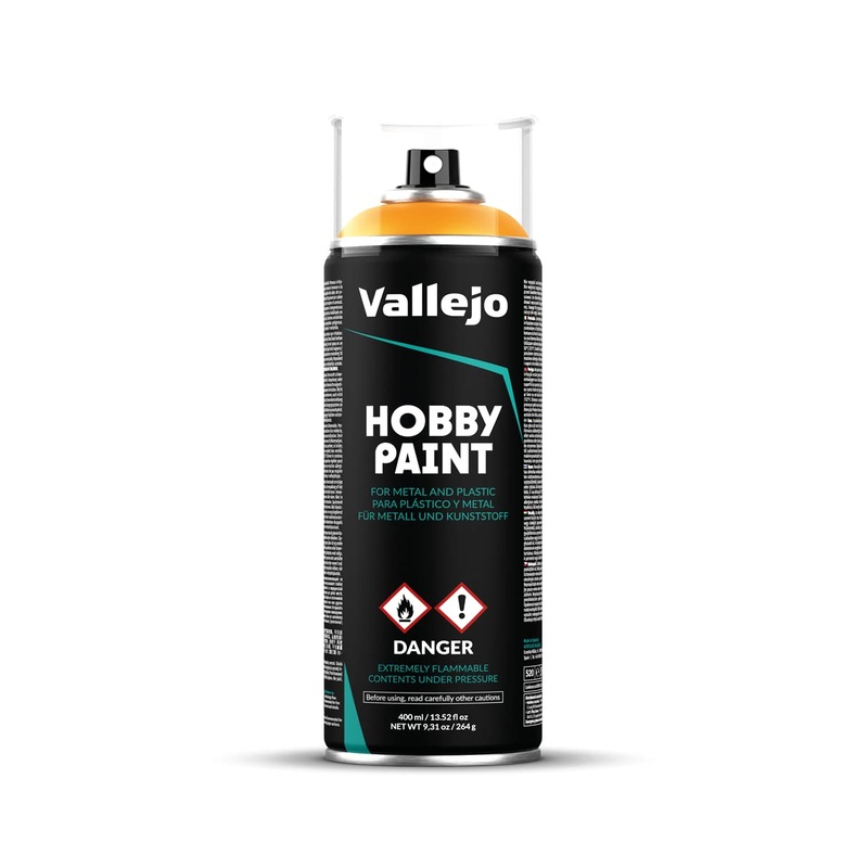 Vallejo Hobby Paint Spray Can - Sun Yellow