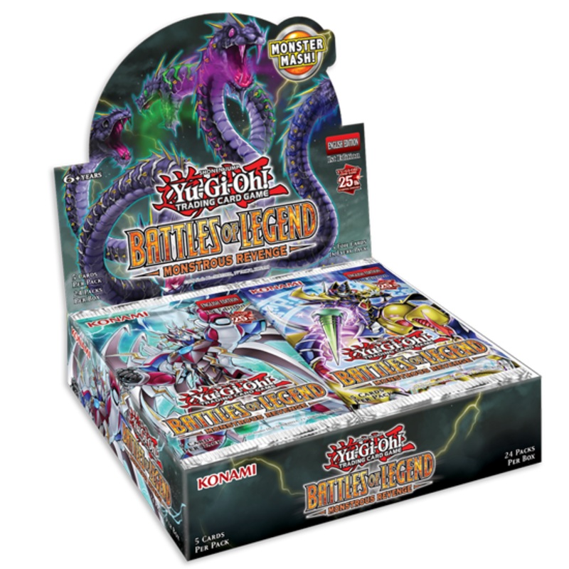 Yu-Gi-Oh! Battles of Legend: Monstrous Revenge Booster Box (24 packs)
