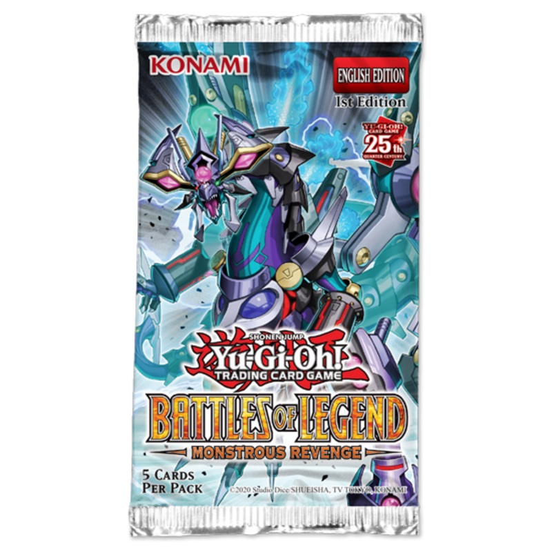 Yu-Gi-Oh! Battles of Legend: Monstrous Revenge Booster Pack (5 Cards)