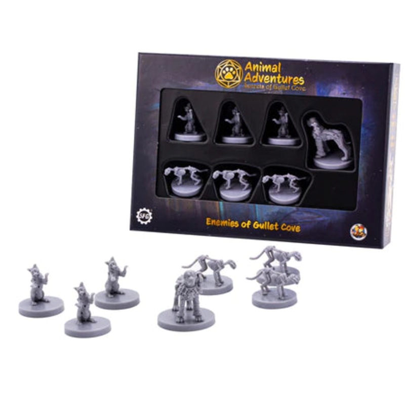 Animal Adventures RPG Enemies of Gullet Cove Miniatures