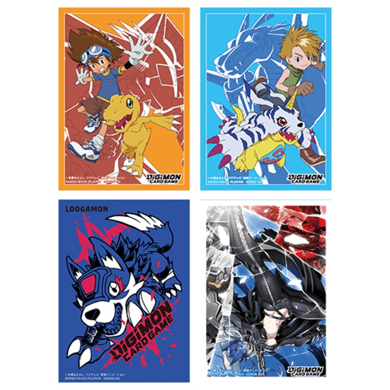 Carddass Digimon Card Game Official Assorted Sleeves 2023