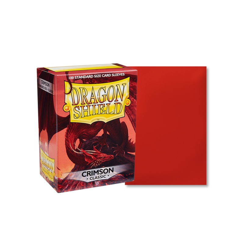 Dragon Shield Classic Standard Size Sleeves Crimson (100pcs)