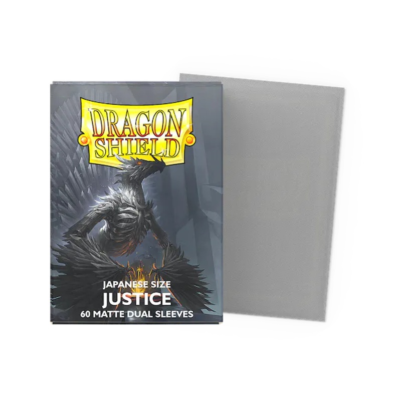 Dragon Shield: Japanese Size Matte Dual Sleeves - Justice (60pcs)