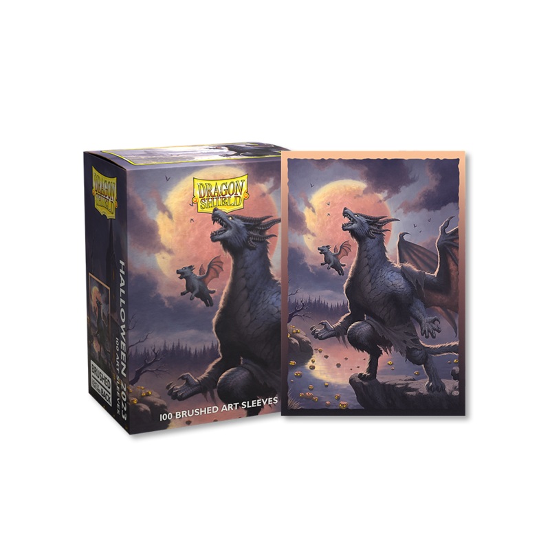 Dragon Shield Standard size Brushed Art Halloween 2023 (100 Sleeves)