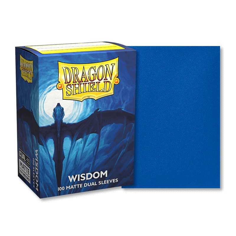 Dragon Shield: Standard Size Matte Dual Sleeves - Wisdom (100pcs)