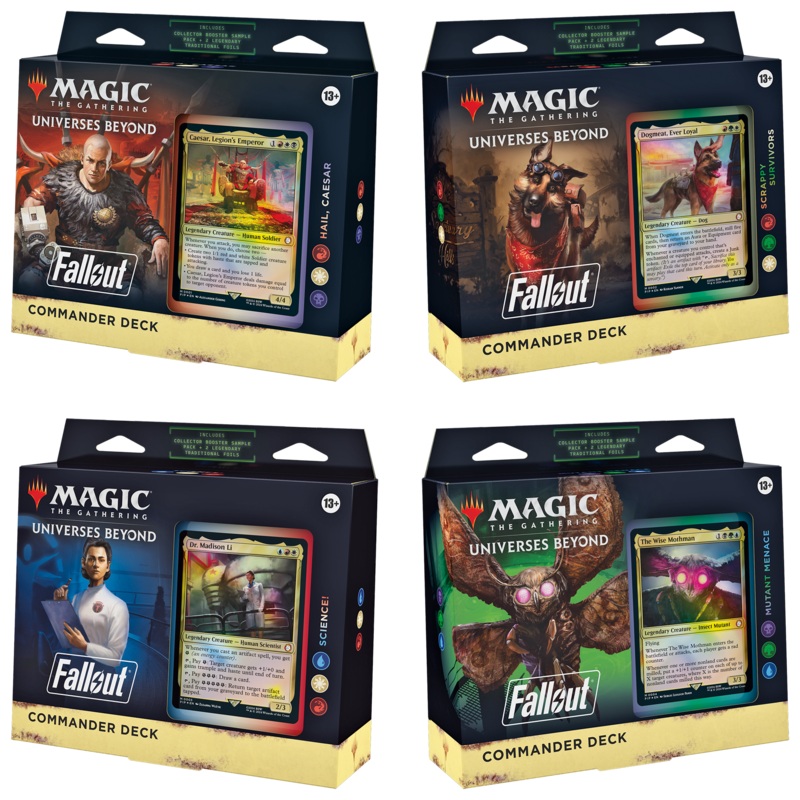 MTG Universes Beyond Fallout Commander Deck