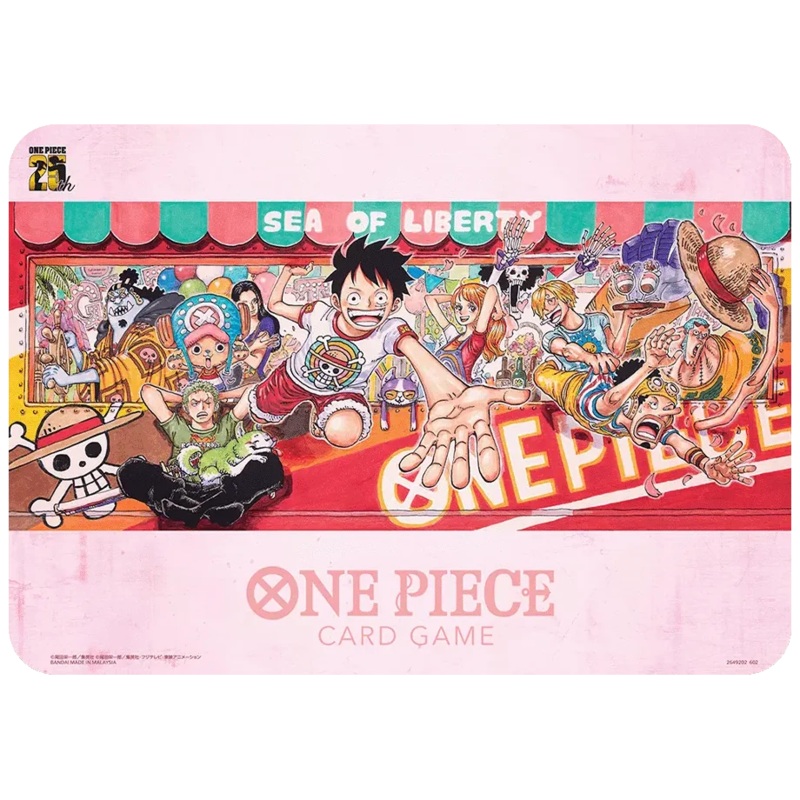 One Piece Card Game Playmat and Card Case Set 25th Edition