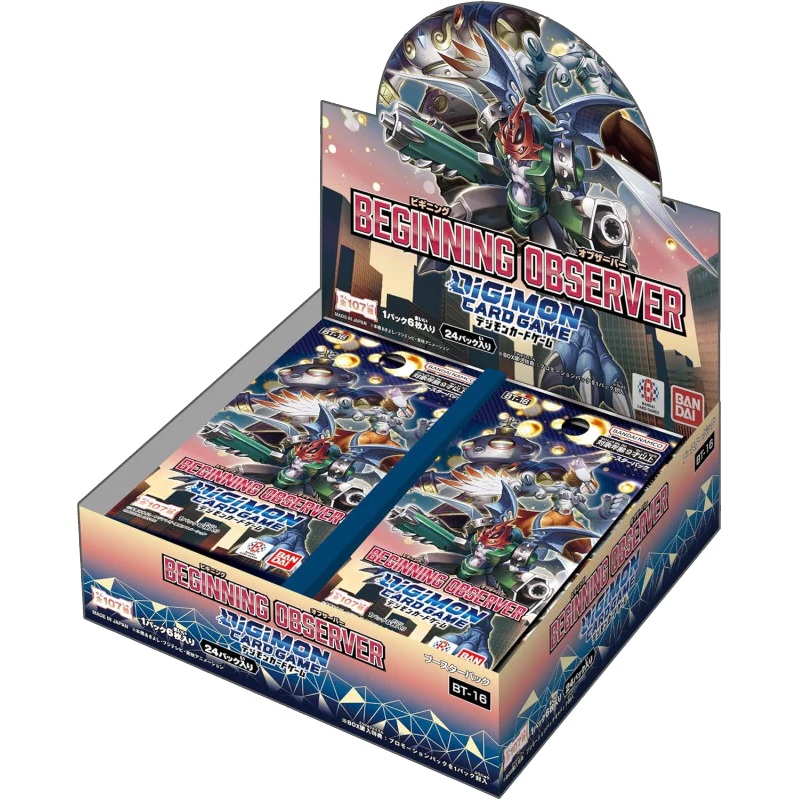 Digimon Card Game: Beginning Observer - Booster Box BT16 (24 packs)