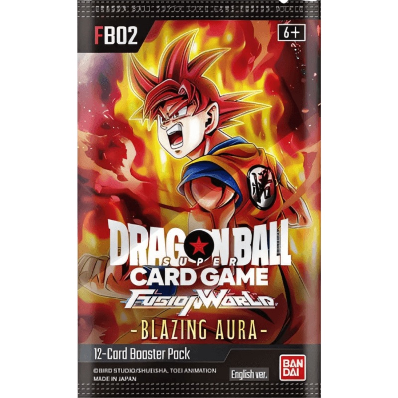 Dragon Ball Super Card Game Fusion World: Blazing Aura - Booster Pack FB02 (12 cards)