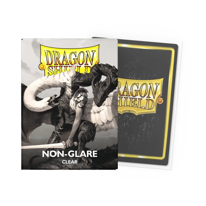 Dragon Shield: Standard Size Non Glare Matte Sleeves - Clear V2 (100pcs)