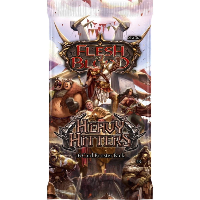 Flesh and Blood Heavy Hitters Booster Pack (16 Cards)